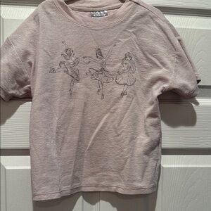 Disney Light Pink Ballerina Short Sleeve Tee